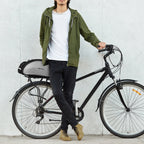 Wozinsky 13L dviračio šoninis krepšys su diržu - juoda (WBB1BK) -- Bicycle Bags