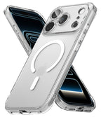 Dėklas Ringke Fusion Magnetic MagSafe iPhone 17 Pro Max / 18 Pro Max, matinis skaidrus -- iPhone 17 Pro Max, iPhone 18...