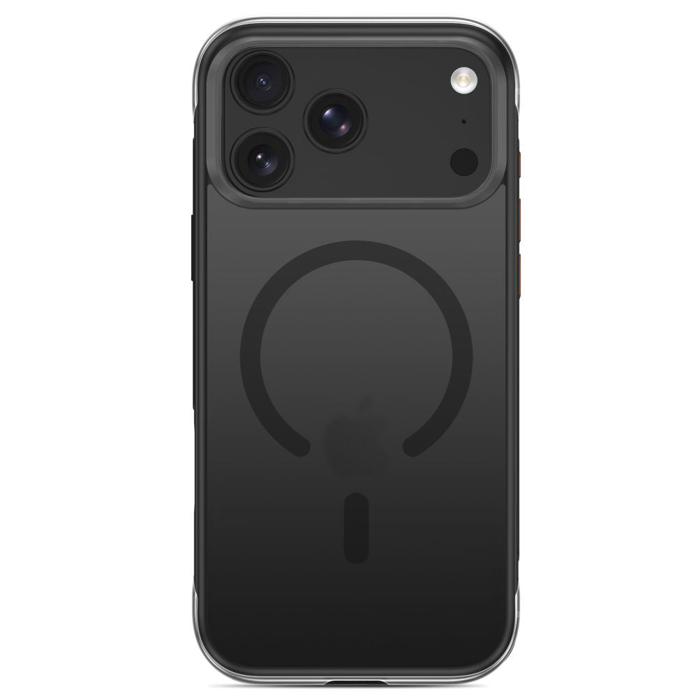 Dėklas Tech-Protect MagAir MagSafe CC iPhone 17 Pro / 18 Pro, matinis juodas -- iPhone 17 Pro, iPhone 18 Pro