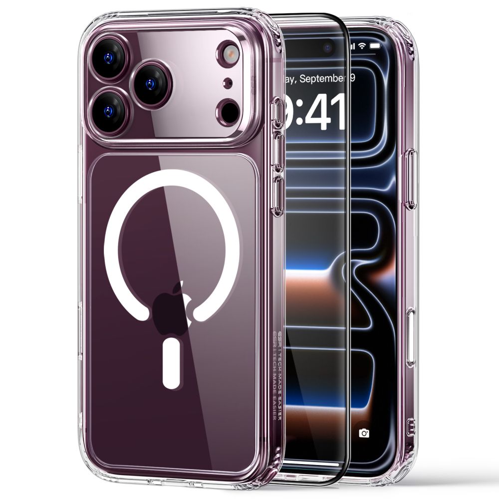 Dėklas ESR Classic Hybrid MagSafe iPhone 17 Pro Max / 18 Pro Max, skaidrus -- iPhone 17 Pro Max, iPhone 18 Pro Max