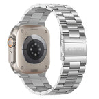 Dirželis Tech-Protect Stainless Apple Watch 8 / 9 / 10 / 11 / 12 / SE / Ultra (44 / 45 / 46 / 49 mm), sidabrinis -- Apple...
