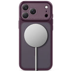 Dėklas Tech-Protect MagPrime MagSafe CC iPhone 17 Pro Max / 18 Pro Max, matinis tamsiai vyšninis -- iPhone 17 Pro Max,...