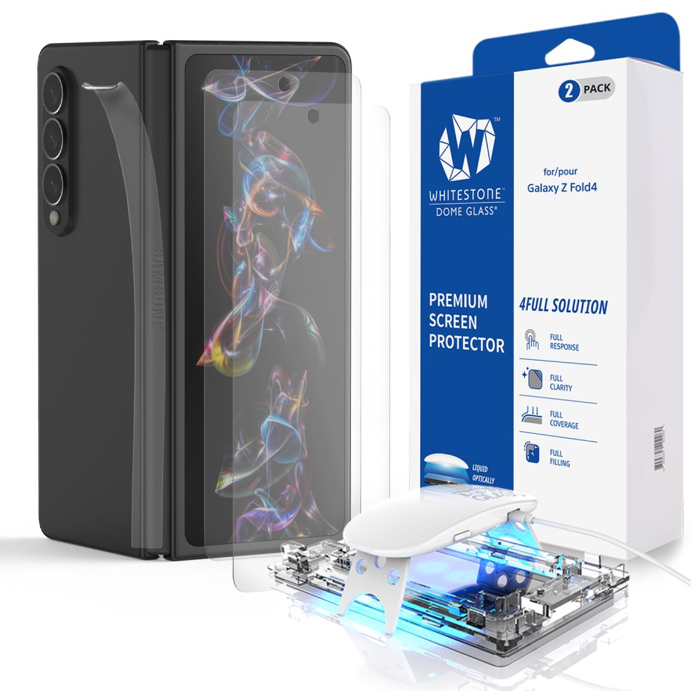 Apsauginis stiklas Whitestone Dome Glass, 2 vnt., Galaxy Z Fold 4 -- Galaxy Z Fold 4