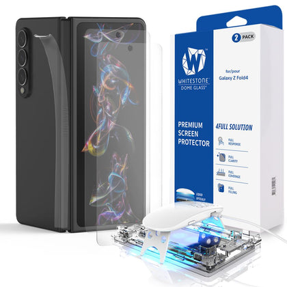 Apsauginis stiklas Whitestone Dome Glass, 2 vnt., Galaxy Z Fold 4 -- Galaxy Z Fold 4