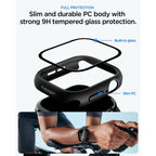 Dėklas Spigen Thin Fit 360 Apple Watch 10 / 11 (42 mm), juodas -- Apple Watch 10 (42 mm), Apple Watch 11 (42 mm)