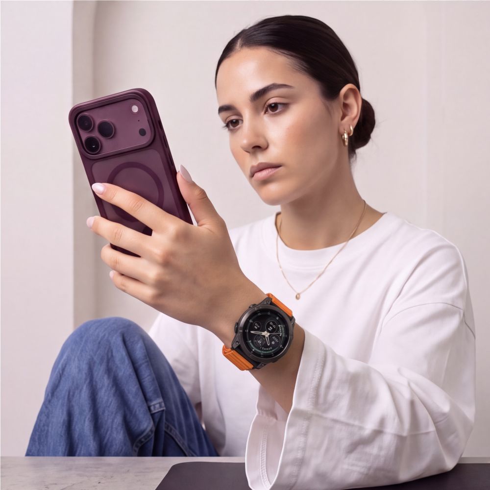 Dirželis Tech-Protect Nylon Pro Garmin Fenix 5X / 5X Plus / 6X / 6X Pro / 7X / 8 / 8 Pro / 9 / 9 Pro (47 mm), oranžinis...