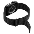 Dirželis Spigen WBF01 Apple Watch 8 / 9 / 10 / 11 / SE / Ultra, juodas -- Apple Watch 8 (45 mm), Apple Watch 9 (45 mm),...