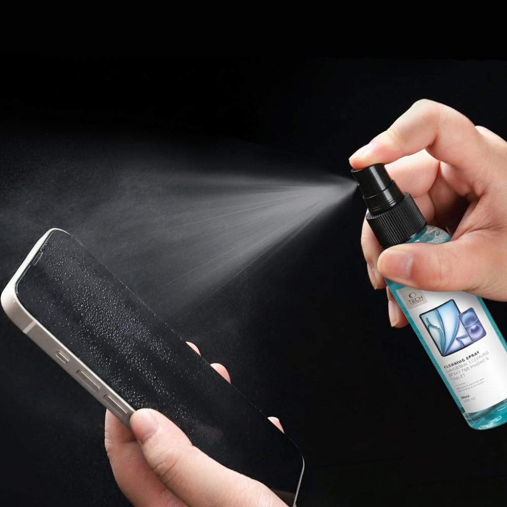 Valomasis skystis telefonams ir planšetėms Tech-Protect Cleaning Spray, 200 ml, mėtų kvapo --...