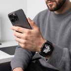 Dirželis Tech-Protect NylonLoop Apple Watch 8 / 9 / 10 / 11 / 12 / SE (40 / 41 / 42 mm), juodas -- Apple Watch 8 (41 mm),...