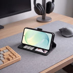 Dėklas Tech-Protect Wallet Galaxy S26 FE, juodas -- Galaxy S26 FE