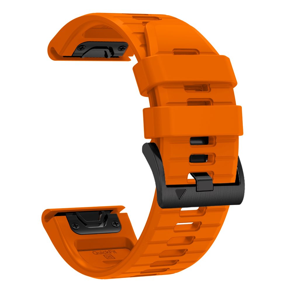 Dirželis Tech-Protect Silicone Garmin Fenix 5 / 6 / 6 Pro / 7 / 8 / 8 Pro / E / 9 / 9 Pro (51 mm), oranžinis -- Garmin...