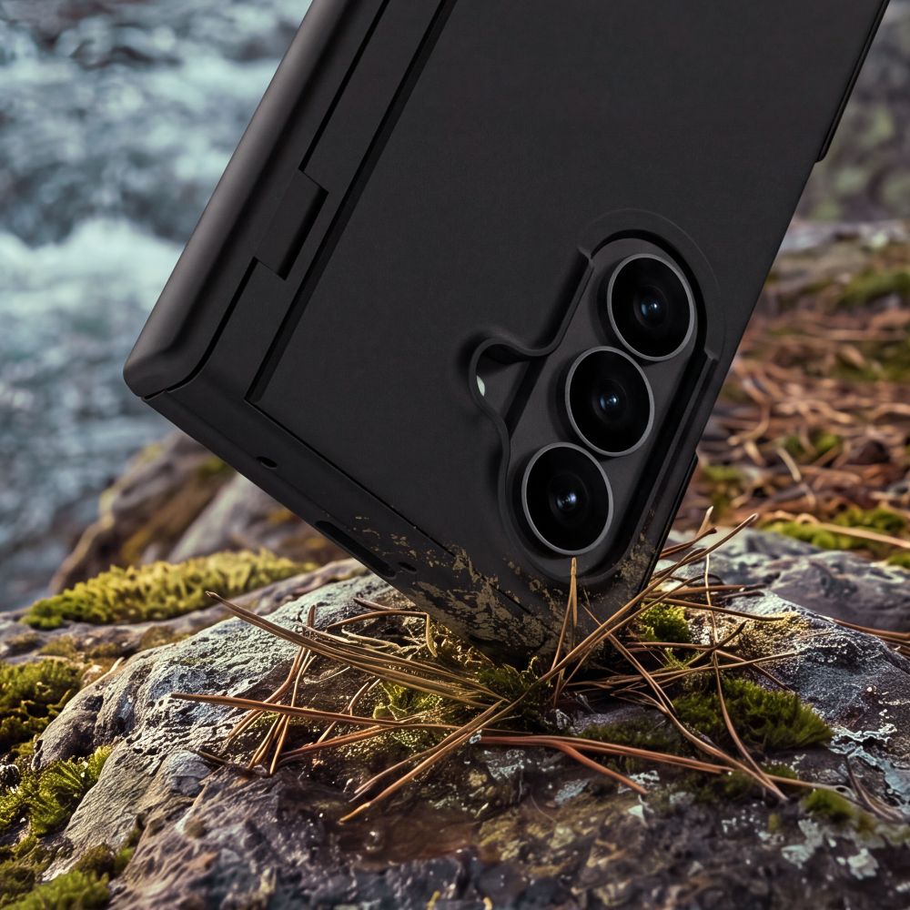 Dėklas Tech-Protect Kevlar Aura MagSafe Galaxy Z Fold 8 Ultra, juodas -- Galaxy Z Fold 8 Ultra