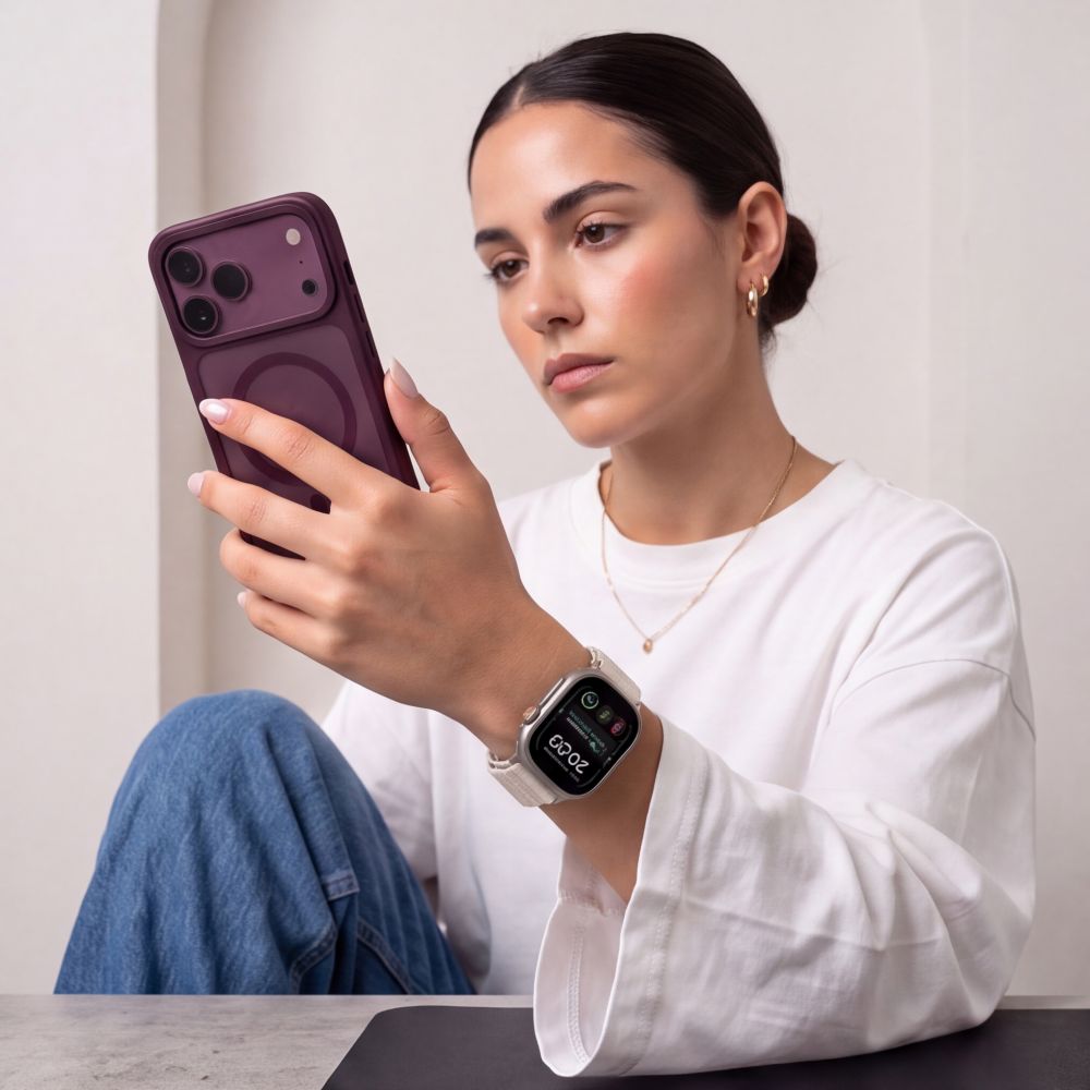Dirželis Tech-Protect Nylon Pro Apple Watch 8 / 9 / 10 / 11 / 12 / SE / Ultra (44 / 45 / 46 / 49 mm), žvaigždžių šviesa...