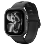 Dėklas Spigen Thin Fit Apple Watch 12 (46 mm), juodas -- Apple Watch 12 (46 mm)