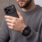 Dirželis Tech-Protect NylonLoop Garmin Fenix 5X / 5X Plus / 6X / 6X Pro / 7X / 8 / 8 Pro / 9 / 9 Pro (51 mm), tamsiai...