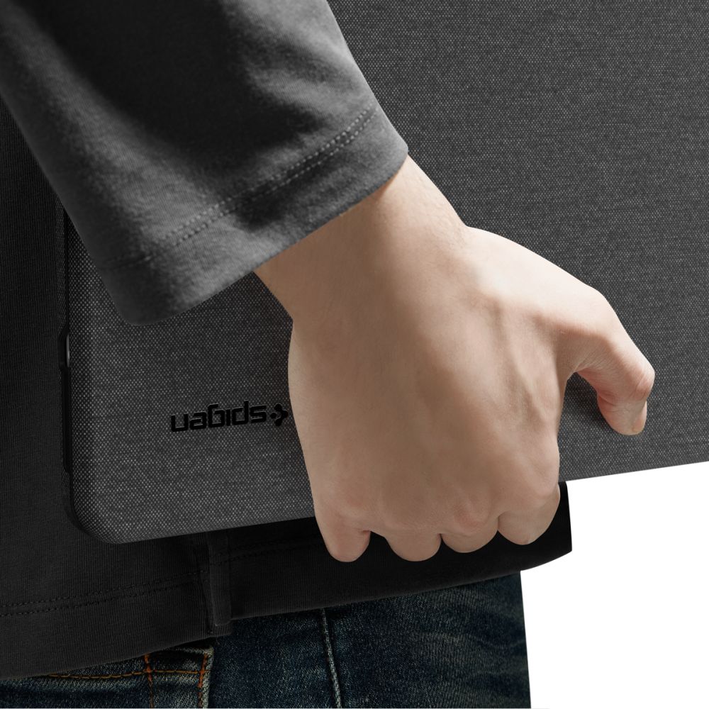 Dėklas Spigen Urban Fit MacBook Neo 13 (2026), juodas -- MacBook Neo 13 (2026)