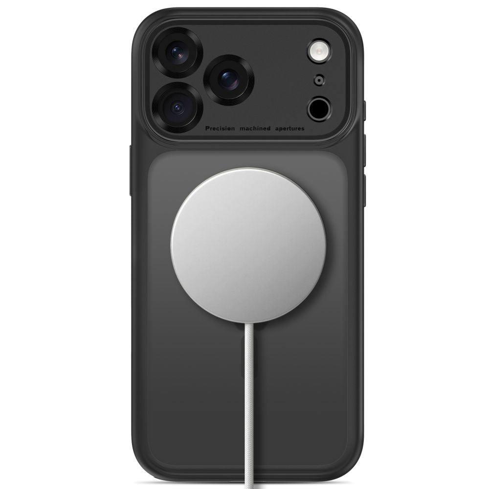 Dėklas Tech-Protect MagPeak MagSafe CC iPhone 17 Pro Max / 18 Pro Max, matinis juodas -- iPhone 17 Pro Max, iPhone 18 Pro Max