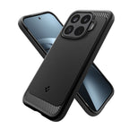 Dėklas Spigen Rugged Armor Xiaomi 17T Pro, matinis juodas -- Xiaomi 17T Pro