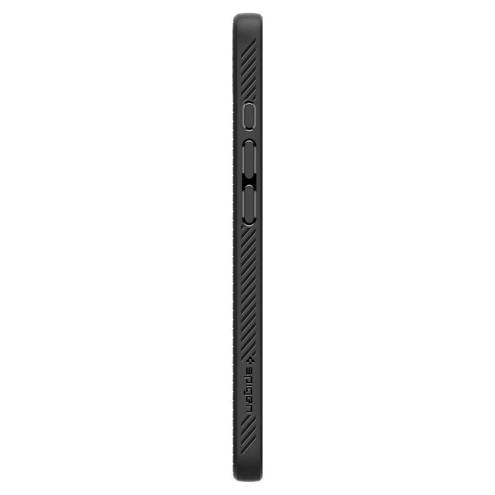 Dėklas Spigen Liquid Air Mag MagSafe iPhone 16e / 17e, matinis juodas -- iPhone 16e, iPhone 17e
