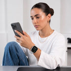 Dirželis Tech-Protect Silicone Line Apple Watch 8 / 9 / 10 / 11 / 12 / SE / Ultra (44 / 45 / 46 / 49 mm), pilkas -- Apple...
