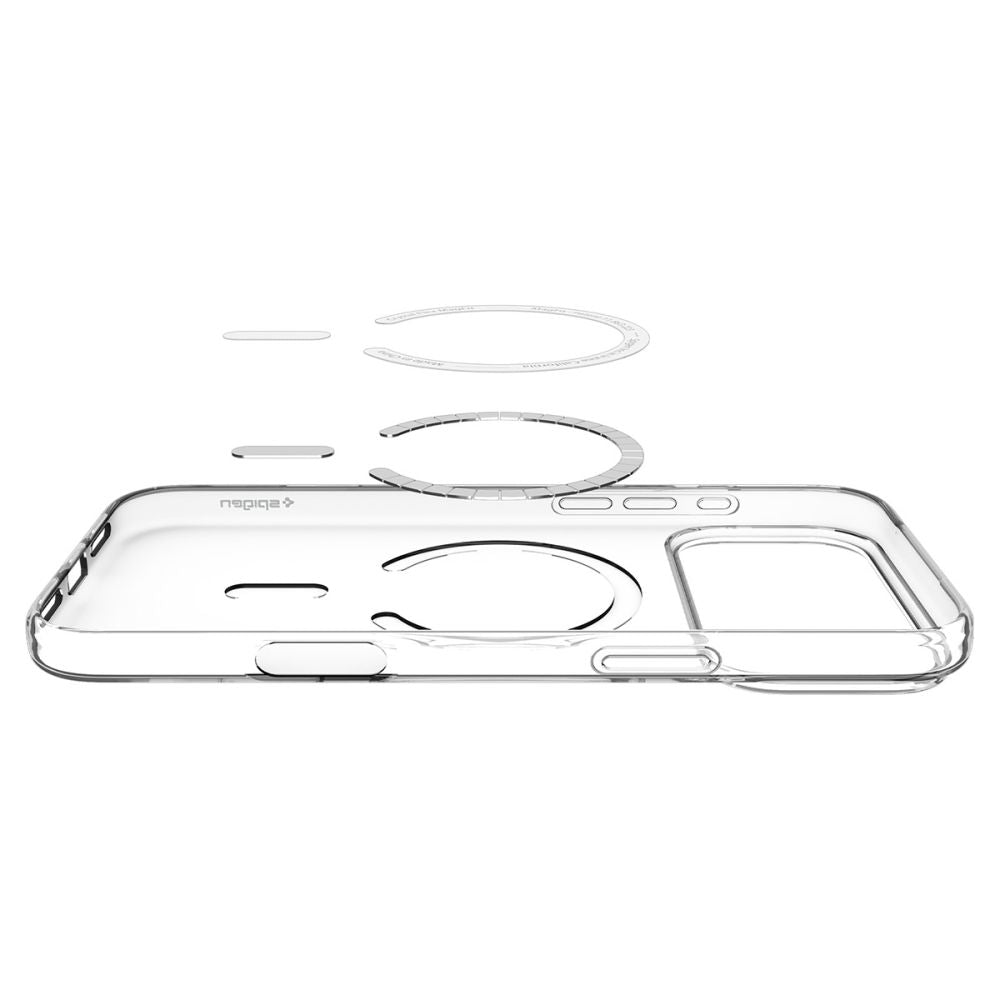 Dėklas Spigen Liquid Crystal MagSafe iPhone 17 Pro / 18 Pro, skaidrus -- iPhone 17 Pro, iPhone 18 Pro