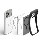 Dėklas Spigen Ultra Hybrid MagSafe iPhone 17 Pro / 18 Pro, matinis juodas -- iPhone 17 Pro, iPhone 18 Pro