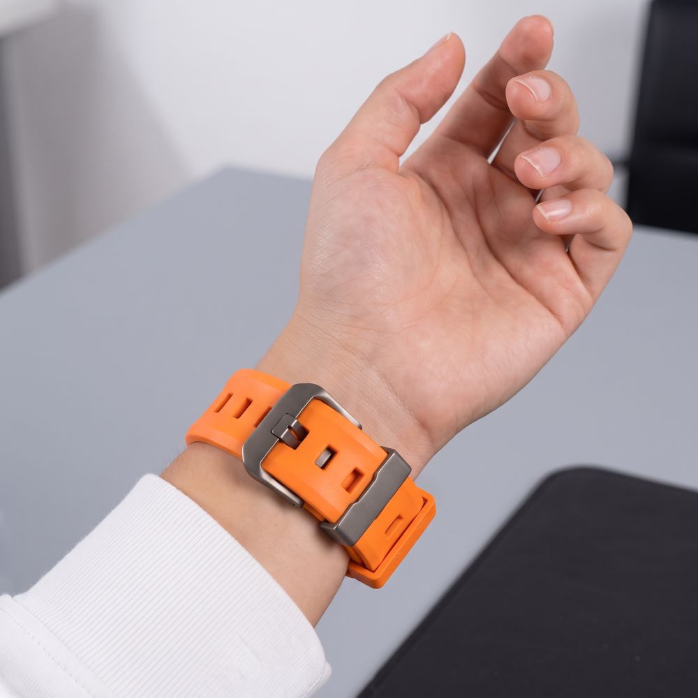 Dirželis Tech-Protect Motion Apple Watch 8 / 9 / 10 / 11 / 12 / SE / Ultra (44 / 45 / 46 / 49 mm), oranžinis -- Apple...