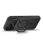 Dėklas Tech-Protect MagStand MagSafe CC iPhone 17 Pro / 18 Pro, matinis juodas -- iPhone 17 Pro, iPhone 18 Pro