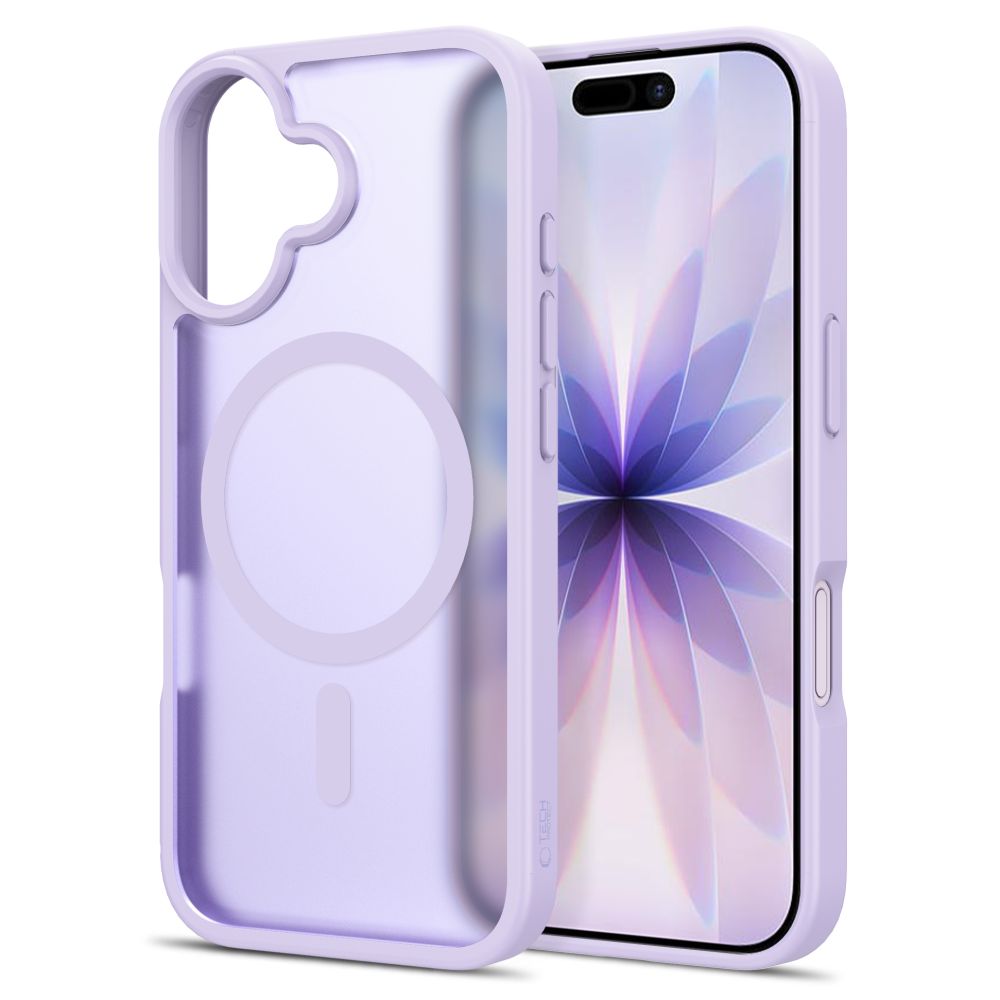 Dėklas Tech-Protect BasicMag MagSafe iPhone 17, matinis levandinis -- iPhone 17