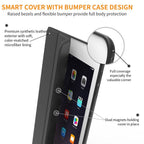 Dėklas Tech-Protect SmartCase iPad 9.7 5 / 6 (2017-2018), juodas -- iPad 5 (2017), iPad 6 (2018)
