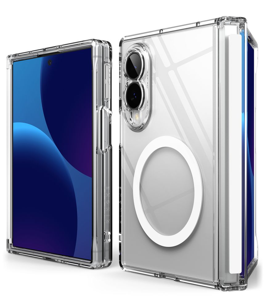 Dėklas Ringke Fusion Flap Magsafe Samsung Galaxy Z Fold 8, skaidrus -- Galaxy Z Fold 8