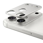 Kameros apsauginis stiklas Tech-Protect Camalloy Fit+ iPhone 18 Pro Max, sidabrinis -- iPhone 18 Pro Max