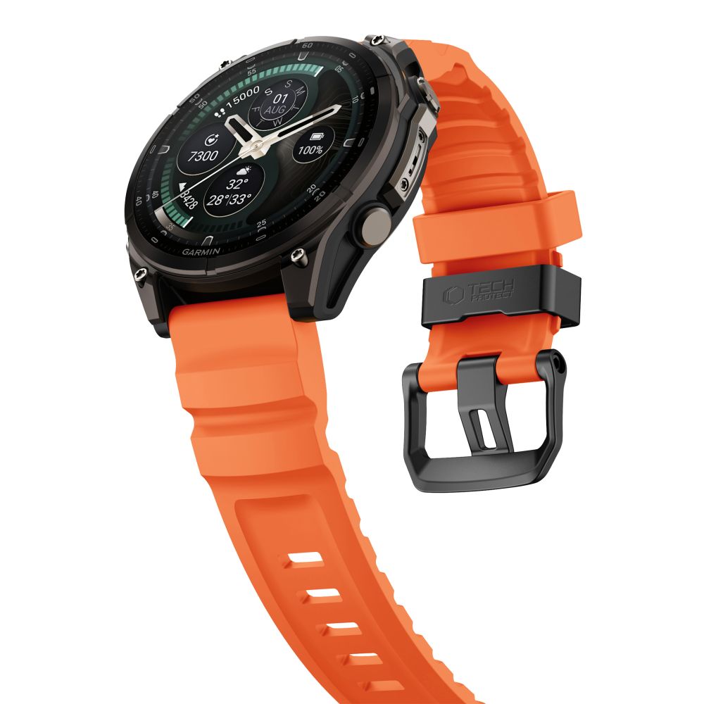 Dirželis Tech-Protect Motion Garmin Fenix 5X / 5X Plus / 6X / 6X Pro / 7X / 8 / 8 Pro / 9 / 9 Pro (47 mm), signalinės...