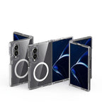 Dėklas Tech-Protect FlexAir Hybrid MagSafe Galaxy Z Fold 8, skaidrus -- Galaxy Z Fold 8