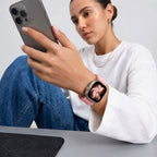 Dirželis Tech-Protect NylonLoop Apple Watch 8 / 9 / 10 / 11 / 12 / SE (40 / 41 / 42 mm), šviesiai rožinis -- Apple Watch...
