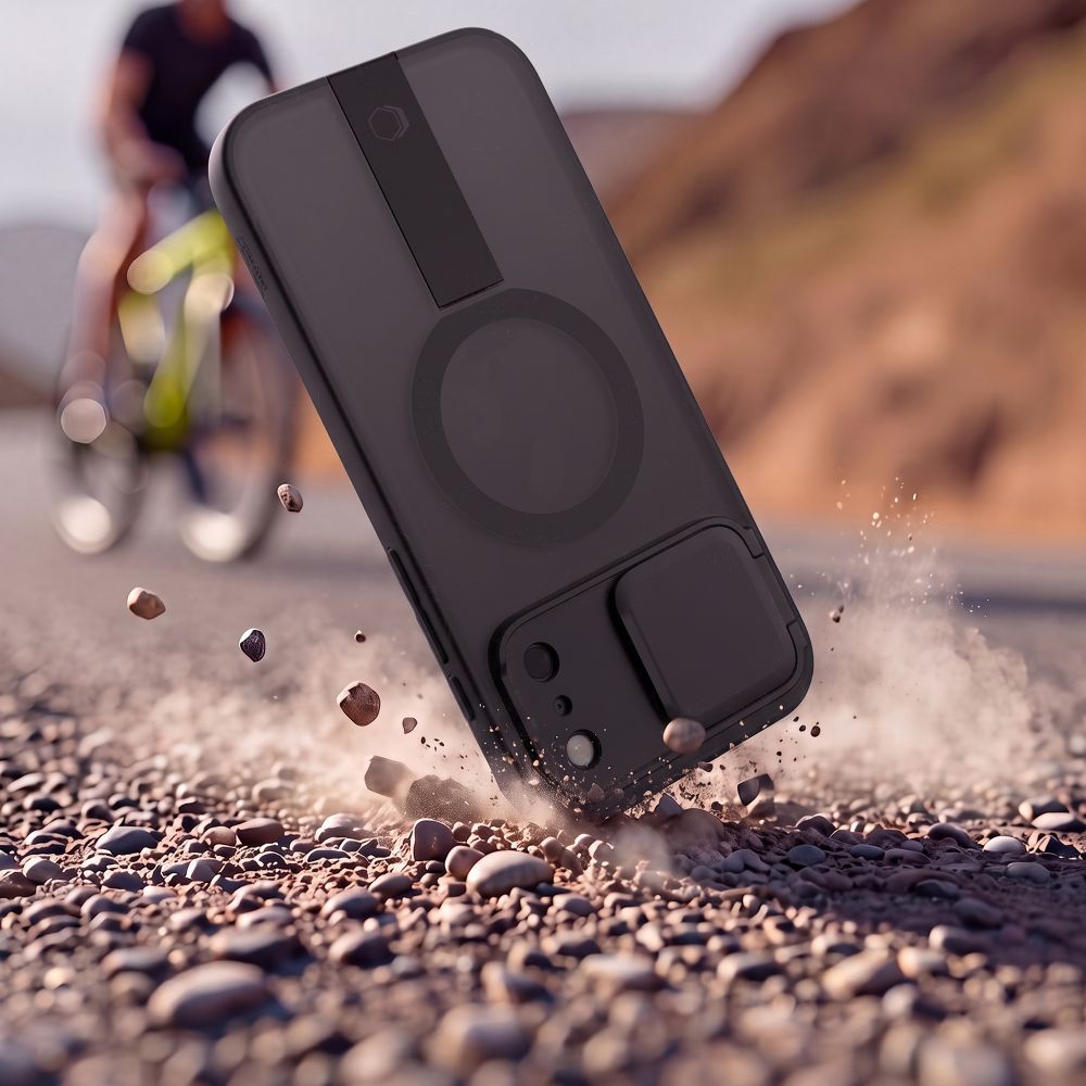 Dėklas Tech-Protect Kevlar Aura MagSafe iPhone 17 Pro Max / 18 Pro Max, matinis juodas -- iPhone 17 Pro Max, iPhone 18...