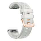 Dirželis Tech-Protect Silicone Garmin Fenix 5S / 5S Plus / 6S / 6S Pro / 7S / 8 / 9 / 9 Pro (43 mm), pilkas -- Garmin...