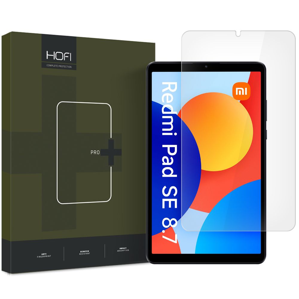 Apsauginis stiklas Hofi Glass Pro+ Xiaomi Redmi Pad SE 8.7, skaidrus -- Redmi Pad SE 8.7
