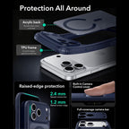 Dėklas ESR Classic Hybrid MagSafe iPhone 17 Pro Max / 18 Pro Max, matinis mėlynas -- iPhone 17 Pro Max, iPhone 18 Pro Max