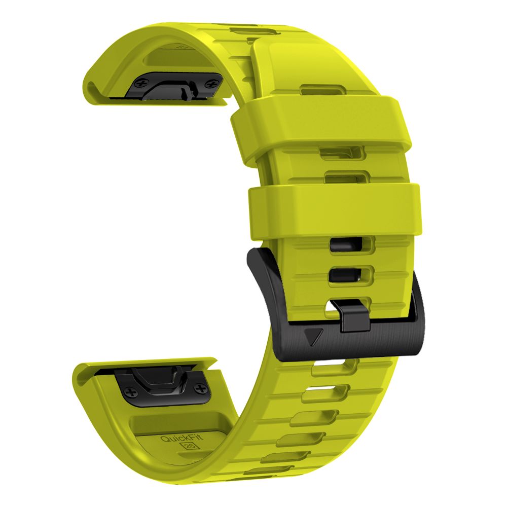 Dirželis Tech-Protect Silicone Garmin Fenix 5 / 6 / 6 Pro / 7 / 8 / 8 Pro / E / 9 / 9 Pro (47 mm), laimo žalias -- Garmin...
