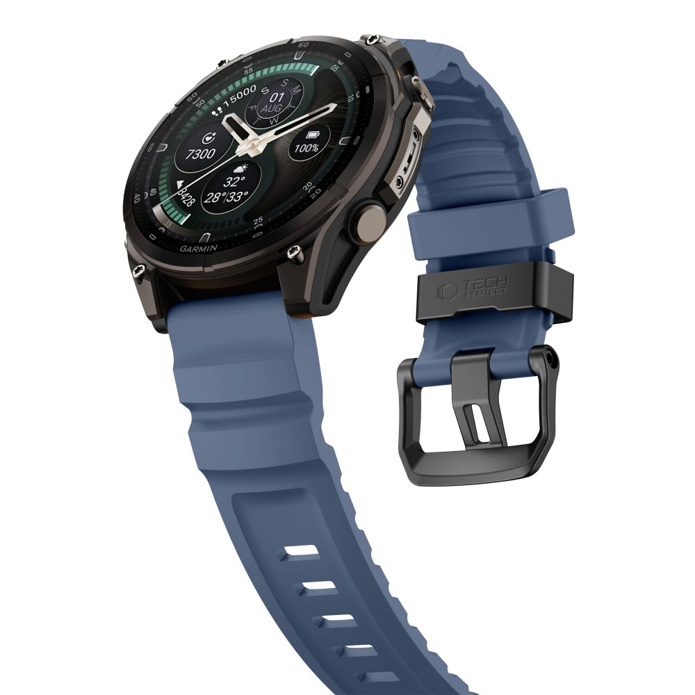 Dirželis Tech-Protect Motion Garmin Fenix 5X / 5X Plus / 6X / 6X Pro / 7X / 8 / 8 Pro / 9 / 9 Pro (47 mm), jūrinės...