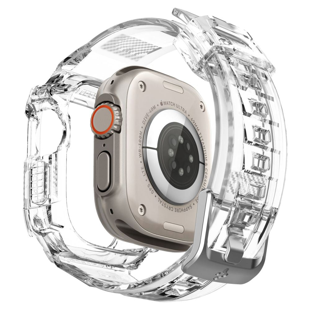 Dirželis Spigen Rugged Armor Pro Apple Watch Ultra 1 / 2 (49 mm), skaidrus -- Apple Watch Ultra (49 mm), Apple Watch...