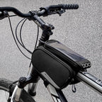 Wozinsky rėmo dviračio krepšys + nuo­trau­kia­mas telefono apvalkalas iki 6,5 "1,5 l juodas (WBB7BK) -- Bicycle Bags