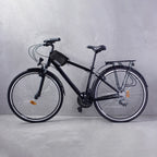Wozinsky rėmo dviračio krepšys + nuo­trau­kia­mas telefono apvalkalas iki 6,5 "1,5 l juodas (WBB7BK) -- Bicycle Bags