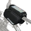 Wozinsky rėmo dviračio krepšys + nuo­trau­kia­mas telefono apvalkalas iki 6,5 "1,5 l juodas (WBB7BK) -- Bicycle Bags
