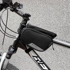 Wozinsky rėmo dviračio krepšys + nuo­trau­kia­mas telefono apvalkalas iki 6,5 "1,5 l juodas (WBB7BK) -- Bicycle Bags