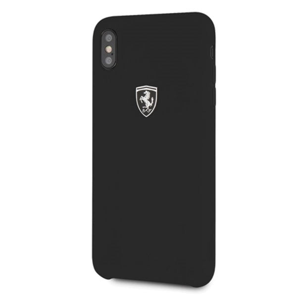 Ferrari silikoninis dėklas iPhone XS Max – juodas -- iPhone XS Max