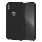 Ferrari silikoninis dėklas iPhone XS Max – juodas -- iPhone XS Max