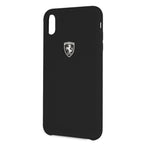 Ferrari silikoninis dėklas iPhone XS Max – juodas -- iPhone XS Max