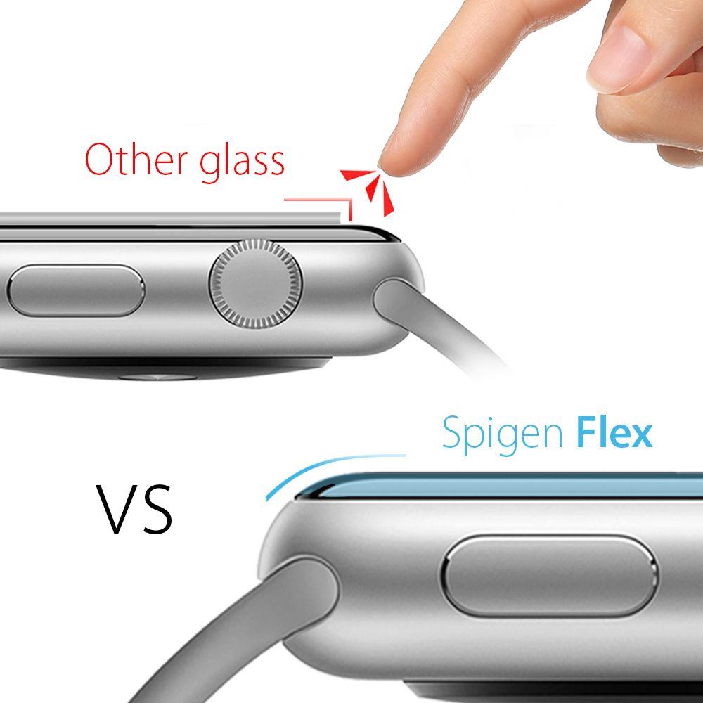 Spigen Neo Flex apsauginė plėvelė skirta Apple Watch 4/5/6/7/8/SE (40/41mm) - 3 vnt. -- Apple Watch 4